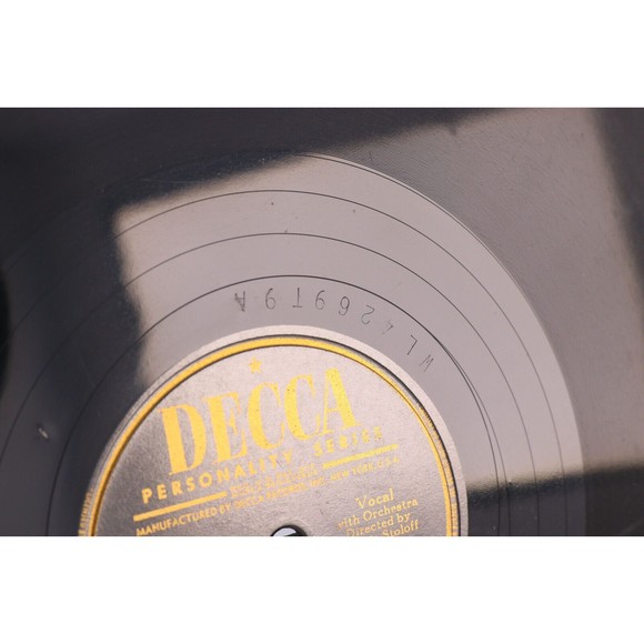 Al Jolson – Avalon / Anniversary Song - 1946 10" 78 rpm Shellac Record 23714 - Picture 6 of 16